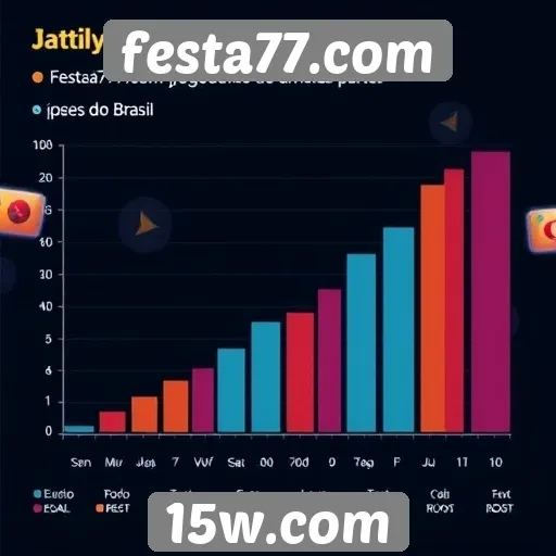 Estudo sobre a popularidade dos jogos no festa77.com